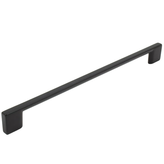Jetstream Cabinet Pull, 256 Millimeters, Matte Black by Stone Harbor Hardware