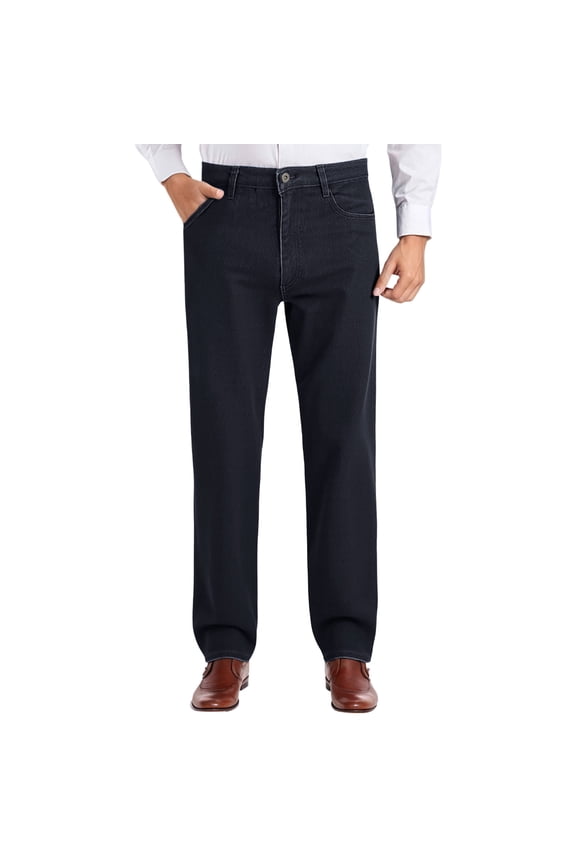 JettJeans3 Jeans for Older Men, Jett Jeans3 - Men's Classic Straight Fit Stretch Jeans Elastic Comfort Men's Jeans Gyujnb,Size:39