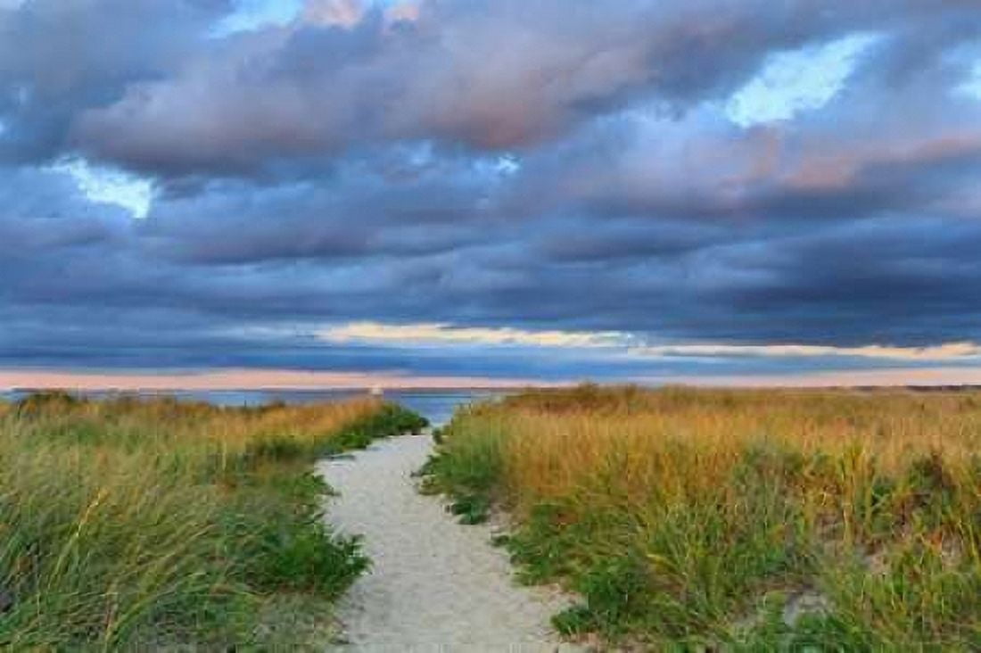 Jetties Beach Path Canvas Art - Katherine Gendreau (24 x 36)
