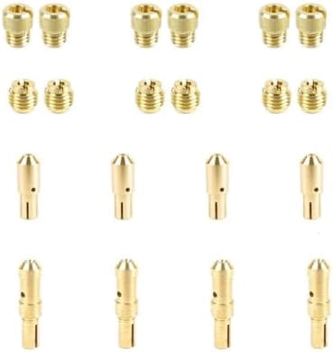 Kit Di Getto Per Carburatore Weber 32/36 DGV/DGEV/DGAV/DGES/DGAS/DGMS – Set Completo Con Getti Principali (145,150,155), Correttori D'Aria (160,170,180), Minimo Secondario (50,55,60,65) E Primario (60,65,70,75)
