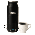 thumbnail image 1 of Jettle Portable Electric Kettle with Temperature Control - 450ml Travel Tea Kettle & Hot Water Boiler, LED Display, Auto Shut-Off, Fast Boil for Coffee & Tea, Stainless Steel (Black), 1 of 12