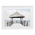 thumbnail image 1 of Stupell Industries Jetty At Noon Coast White Framed Print Under Glass, design by Noah Bay, 17 x 23, 1 of 10