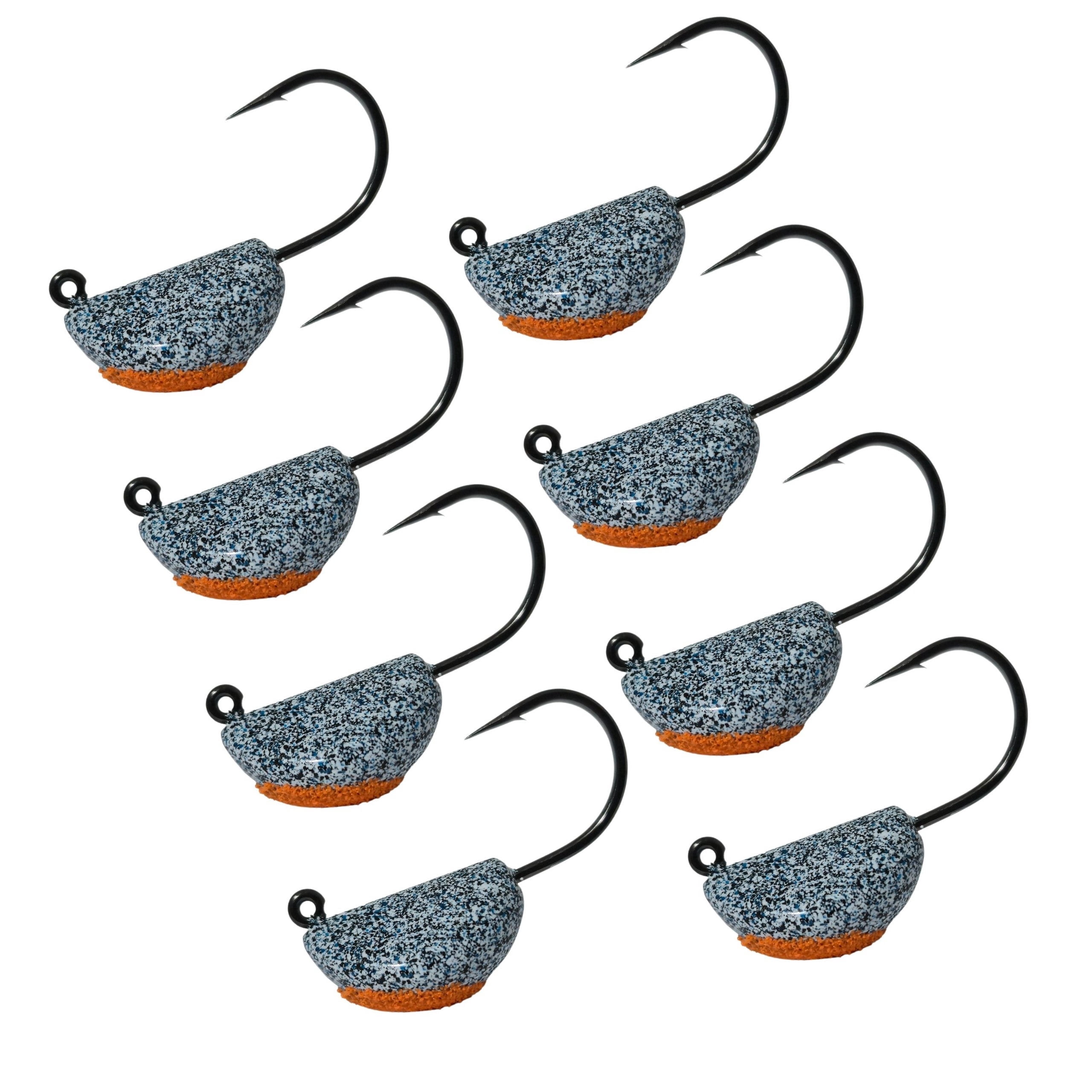 Jetty Jigs Saltwater Jig Heads, 1oz, Blue Crab, Jumbo 8 Pack