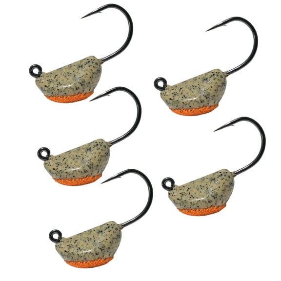 Jetty Jigs Saltwater Jig Heads, 1/2oz, Sand Crab, 5 Pack