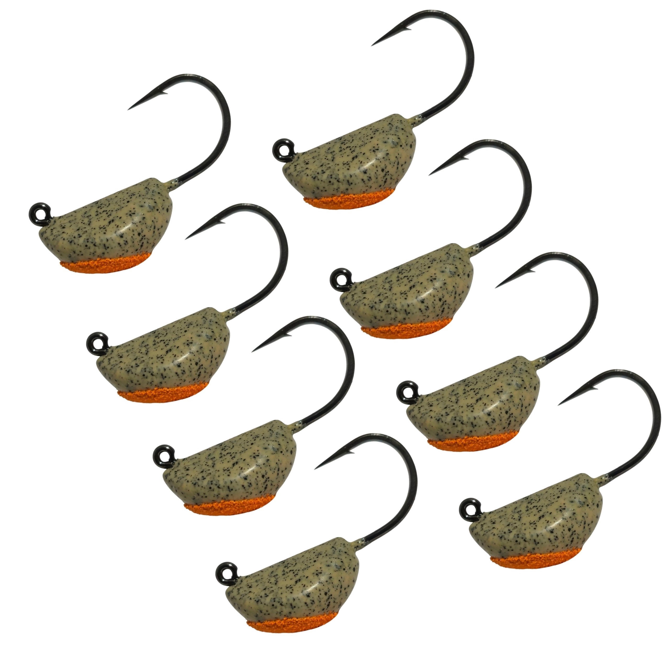 Jetty Jigs Saltwater Jig Heads, 1oz, Sand Crab, Jumbo 8 Pack