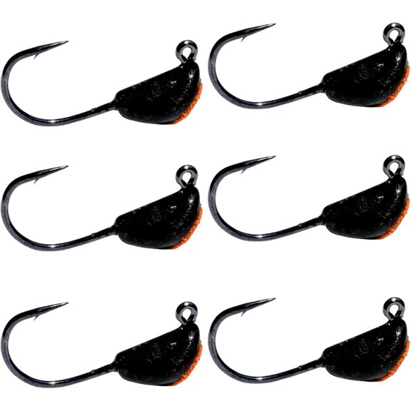 Jetty Jigs Saltwater Jig Heads, 1/4oz, Mud Crab, 6 Pack