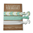 thumbnail image 1 of Jeune Marie Ribbon Hair Ties Kit, No Crease Elastic Ribbon, Mint, 6 Pack, 1 of 6