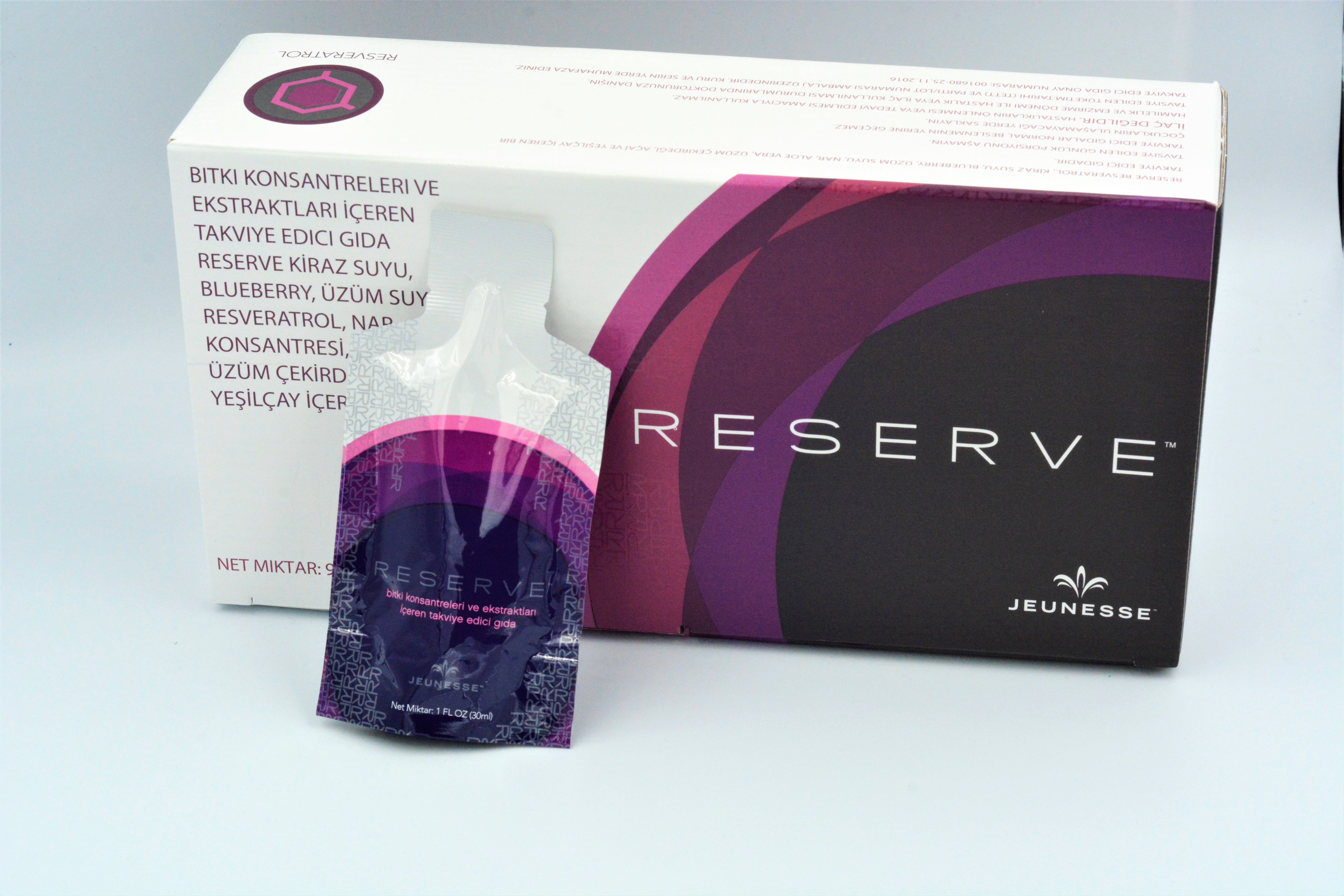 Jeunesse RESERVE Dietary Supplement Antioxidant 1 fl oz, pack of 30