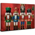 Jeuxus Nutcrackers Canvas Wall Art Decor for Living Room Bedroom Office