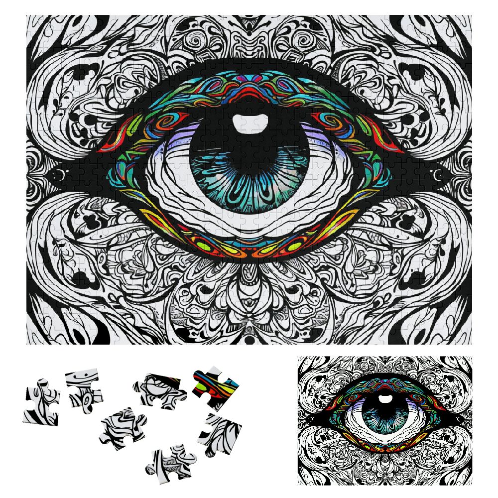 Jeuxus Spiral Wooden Jigsaw Puzzle Challenging Difficult Puzzles for