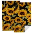 thumbnail image 1 of Jeuxus Sunflowers Soft Bath Towel Two-Piece Set 27.5*16 Inch for Kitchens, Bathrooms, Showers 27.5*16in, 1 of 6