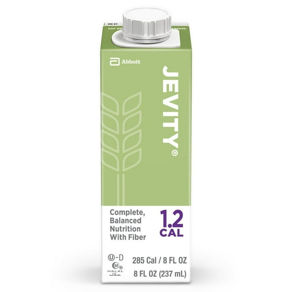 Jevity 1.2 with Fiber Ready to Use Nutrition Drink, Container Carton, Unflavored, 8 oz., 1 Count