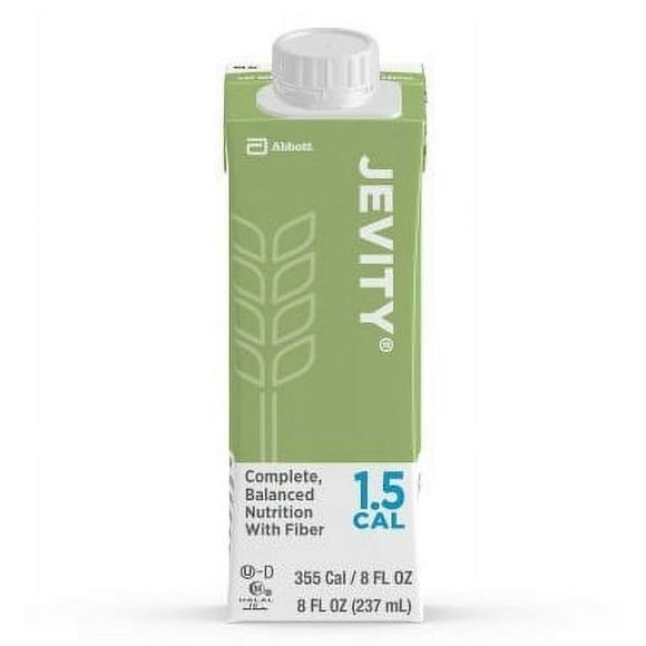 Jevity 1.5 Cal Formula, 8 Ounce Recloseable Carton, Unflavored, Abbott 64628 - Case of 24