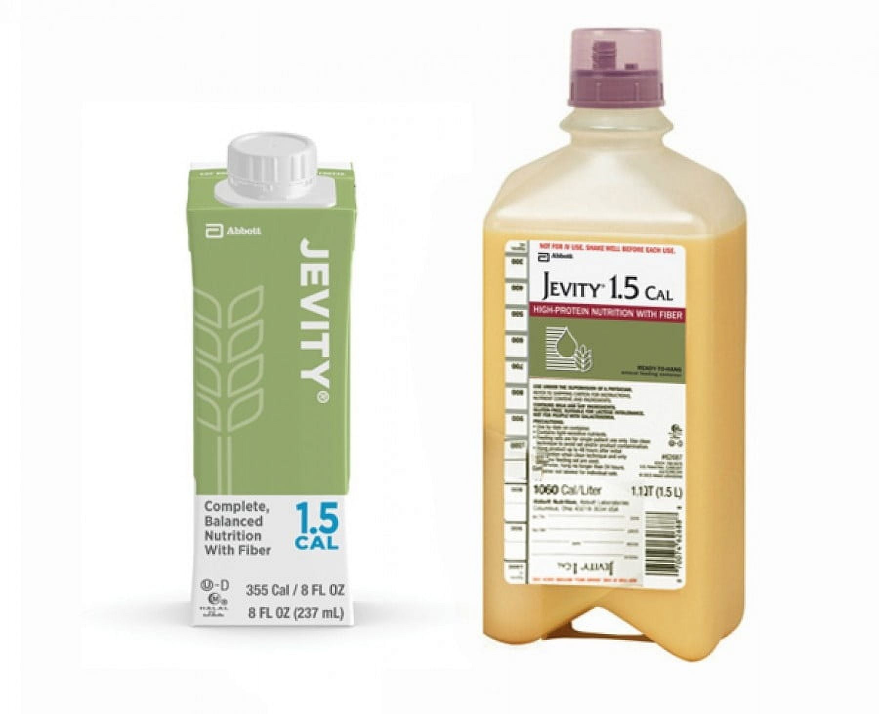 Jevity 1.5 Cal - Unflavored, 1000 mL, RTH Containers, 8/Case - Walmart.com