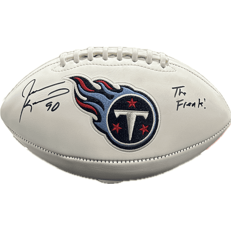 Jevon Kearse "The Freak" Signed Tennessee Titans Football JSA Authenticated