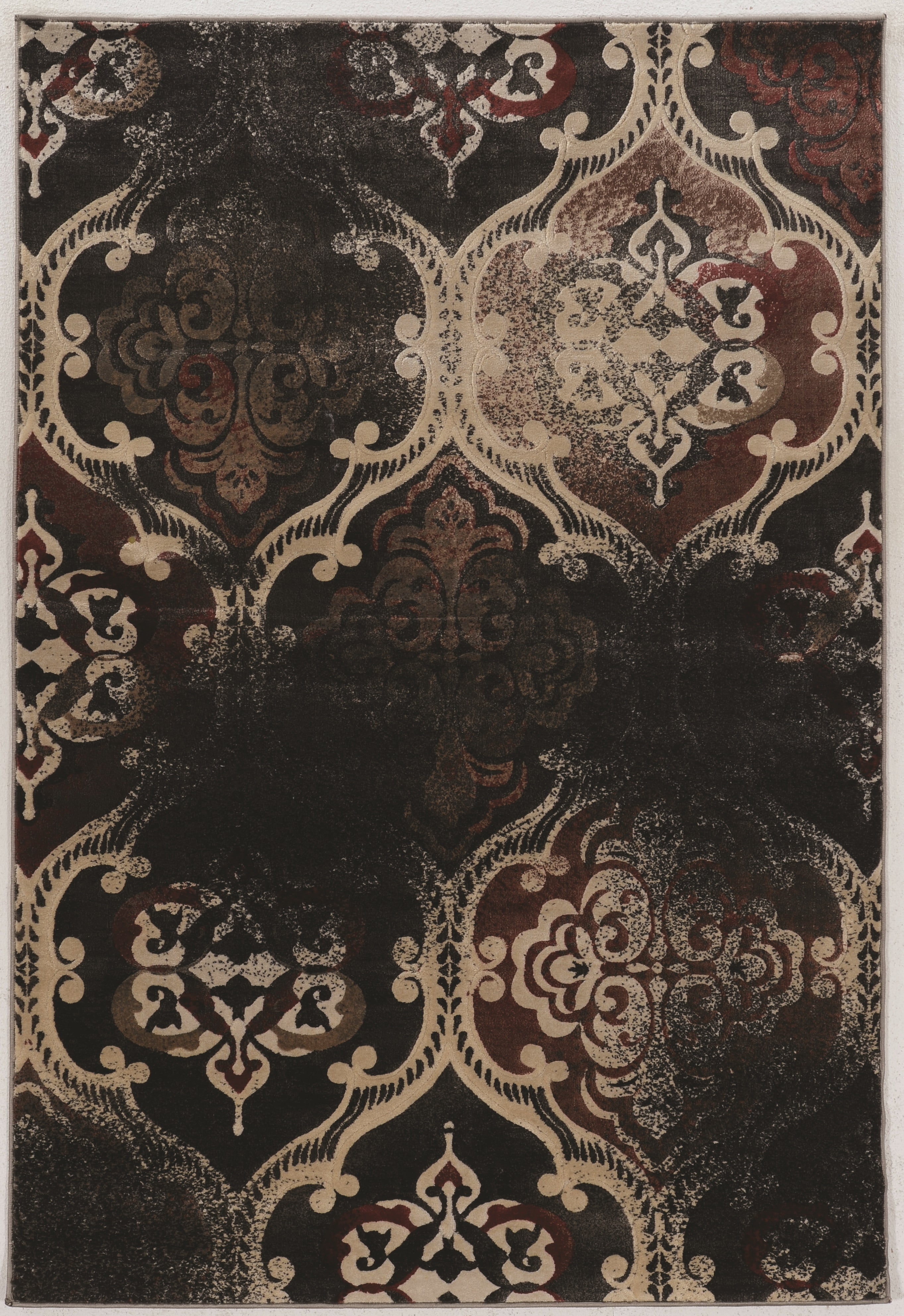 Jewel Arthur Blue Rust Area Rug 8x10 Powerloomed 100% Polypropylene
