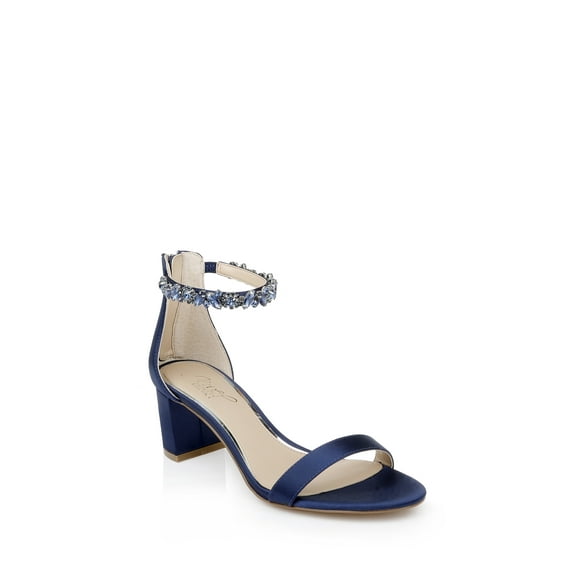 Jewel Badgley Mischka Catalina Open Toe Block Heel