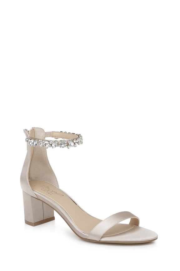 Jewel Badgley Mischka Catalina Open Toe Block Heel