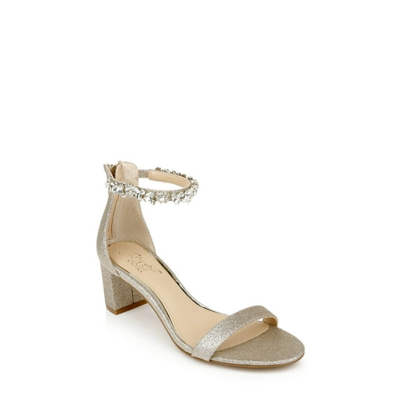 Jewel Badgley Mischka Catalina Open Toe Block Heel