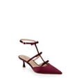thumbnail image 1 of Jewel Badgley Mischka Elisabetta T-Strap Kitten Heel Pumps, 1 of 7
