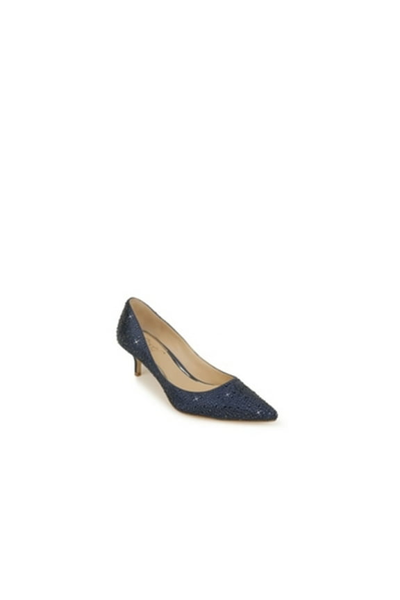 Jewel Badgley Mischka Frenchie Dress Pumps Women's Shoes, navy, Size 10.0