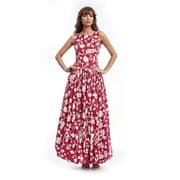 Jewel Badgley Mischka womens Floral Drop Waist Dress, 4