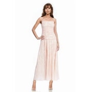 Jewel Badgley Mischka womens Cowl Bodice Midi Dress, 12
