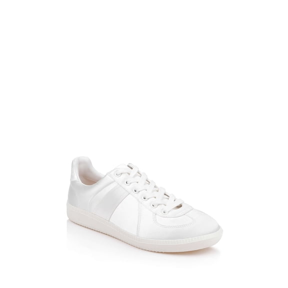 Jewel Badgley Mischka Imara Satin Sneaker