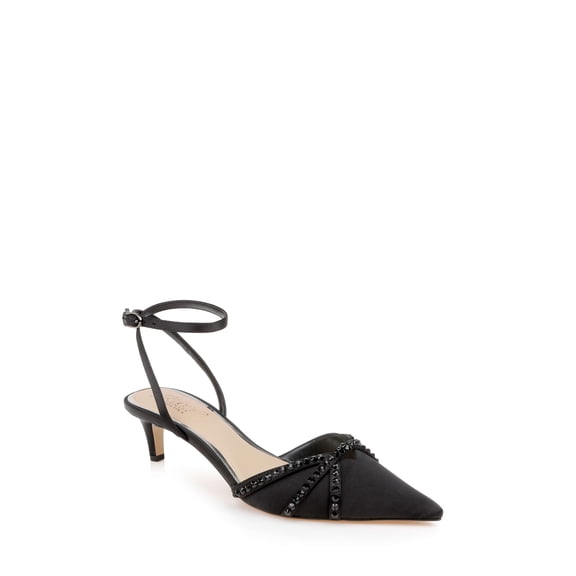 Jewel Badgley Mischka Indra Ankle Strap Pump