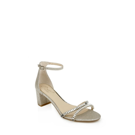 Jewel Badgley Mischka Joanne Strappy Block Heel