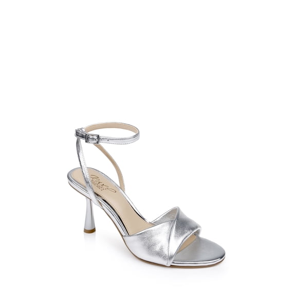 Jewel Badgley Mischka Kaia Sandal with Crisscross Vamp