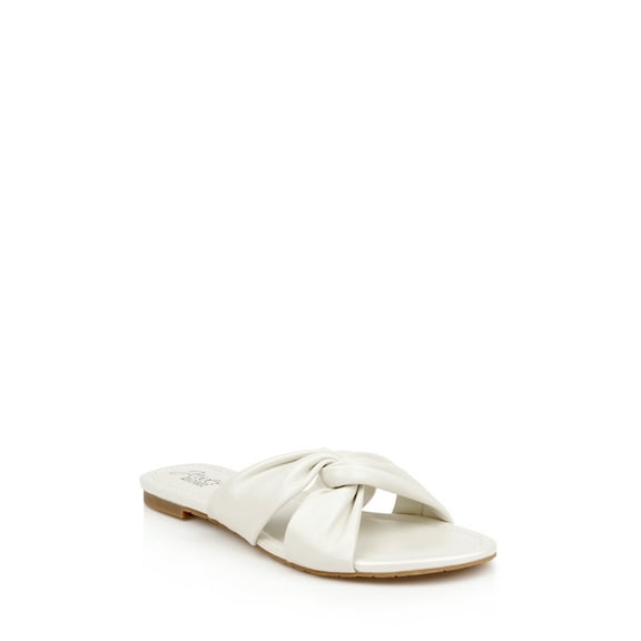 Jewel Badgley Mischka Nicolet Flat Slide Sandals