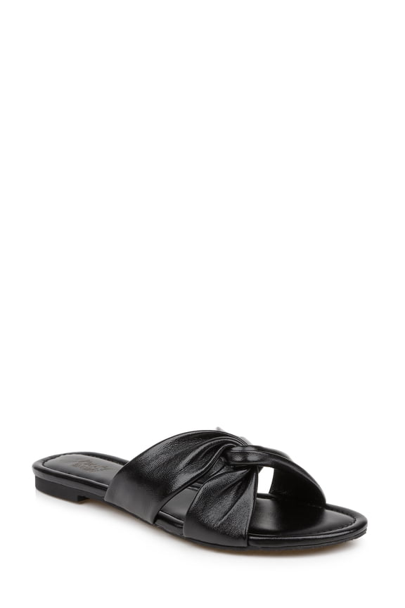 Jewel Badgley Mischka Nicolet Flat Slide Sandals