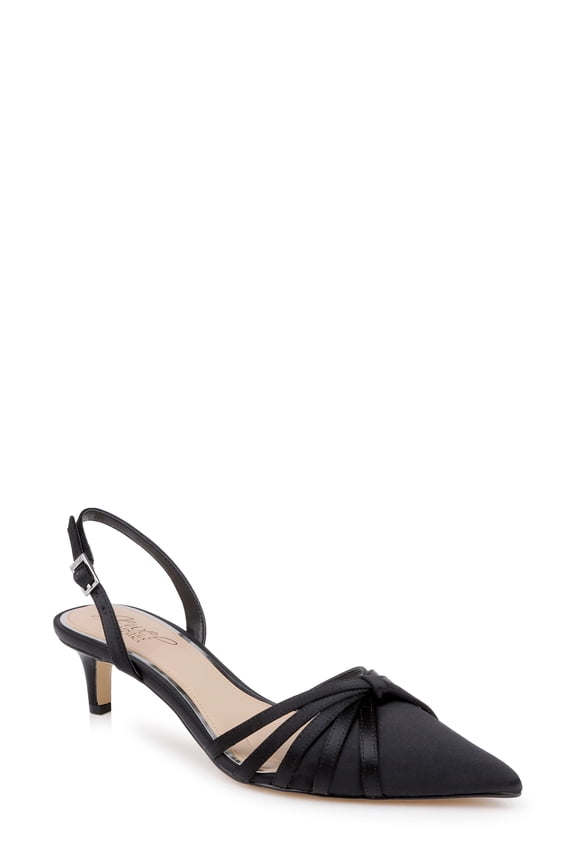 Jewel Badgley Mischka Patricia Slingback Kitten Heel Pump