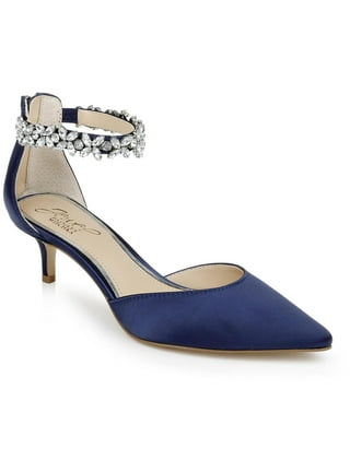 Navy blue badgley mischka shoes best sale
