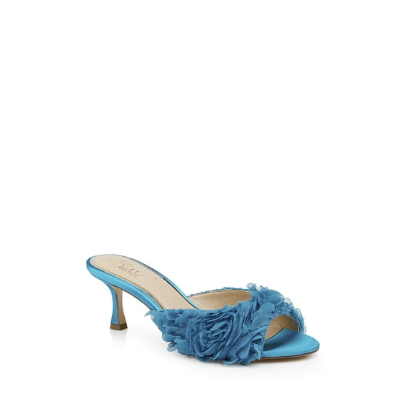 Jewel Badgley Mischka Scarlet Kitten Heel Mule Sandals