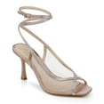 thumbnail image 1 of Jewel Badgley Mischka Tamera Peep Toe Heels with Wraparound Strap, 1 of 7