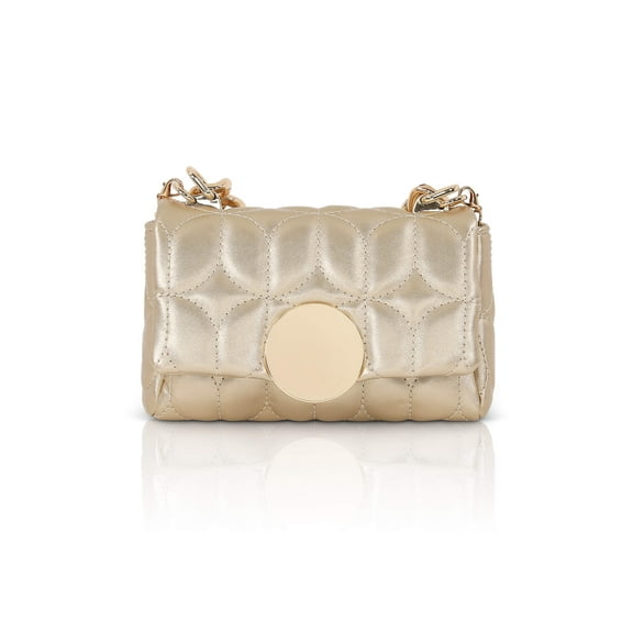 Jewel Badgley Mischka Tara Quilted Faux Leather Mini Crossbody