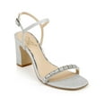 thumbnail image 1 of Jewel Badgley Mischka Womens CHARLEE Rhinestones Open Toe Pumps, 1 of 3