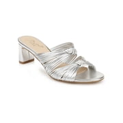 Jewel Badgley Mischka Womens Cheryl Slip On Padded Insole Block Heel