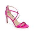 thumbnail image 1 of Jewel Badgley Mischka Womens DIMITRA Satin Ankle Strap Pumps, 1 of 1