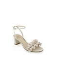 thumbnail image 1 of Jewel Badgley Mischka Desirie Ruffle Block Heel Sandal, 1 of 7