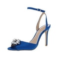 thumbnail image 1 of Jewel Badgley Mischka Womens Hayden Satin Evening Heels Blue 7 Medium (B,M), 1 of 2