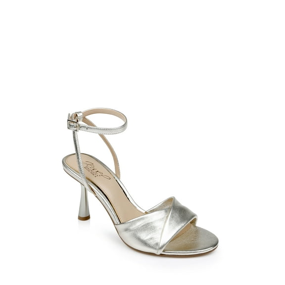 Jewel Badgley Mischka Kaia Sandal with Crisscross Vamp