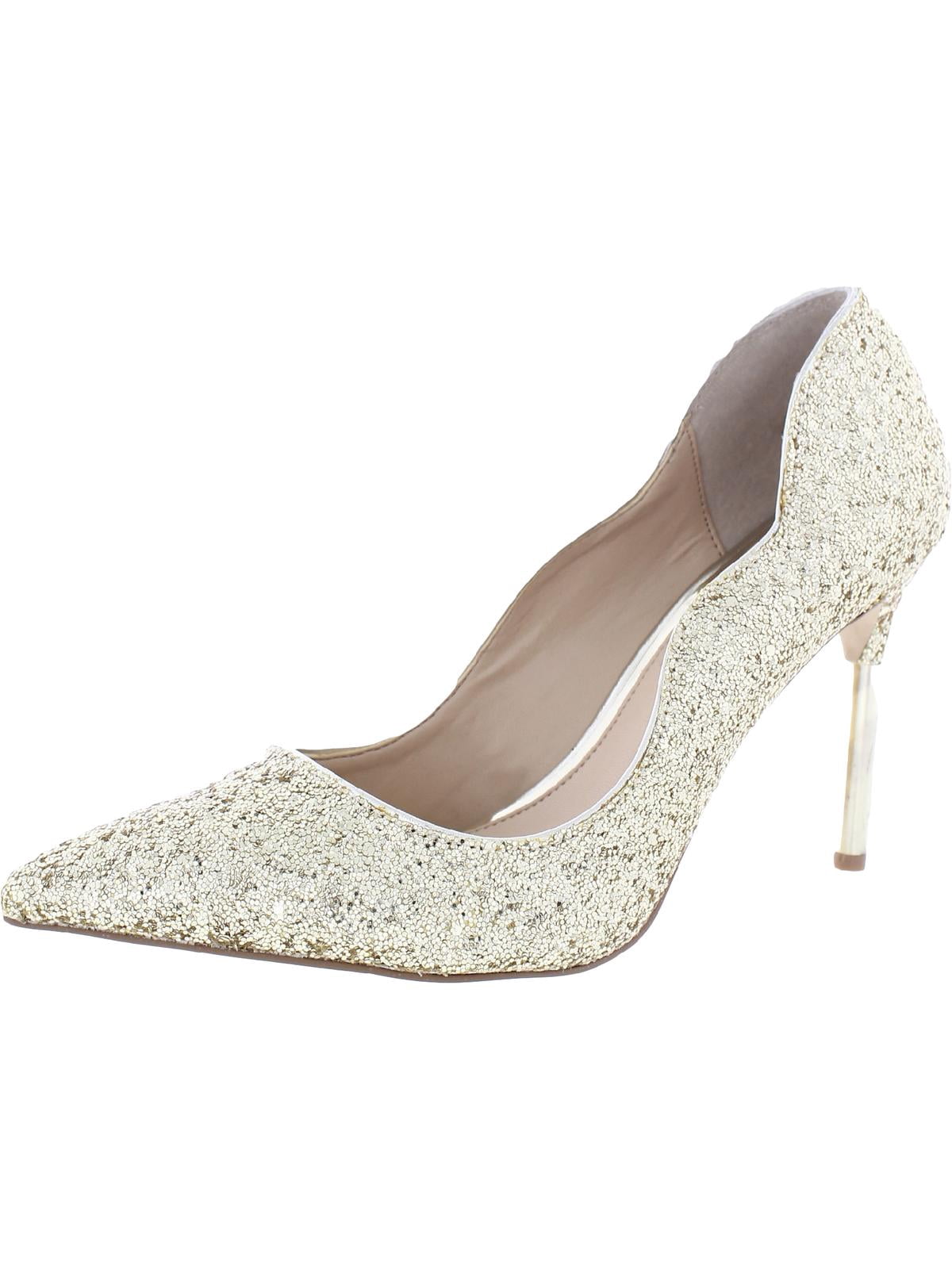 Jewel Badgley Mischka Womens Riley II Iridescent Evening Pointed