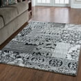 thumbnail image 1 of Jewel Blocked Abstract Patterned Rug, 1 of 3
