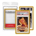 thumbnail image 1 of GradedGuard Jewel Case PSA Card Slab Protector, Translucent Vibrant Color Frame, Standard Size, Drop & Scratch Proof Holder for Graded Sports TCG Cards - Amber, 1 of 6