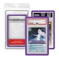 thumbnail image 1 of GradedGuard Jewel Case PSA Card Slab Protector, Translucent Vibrant Color Frame, Standard Size, Drop & Scratch Proof Holder for Graded Sports TCG Cards - Amethyst, 1 of 6