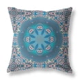 thumbnail image 1 of Jewel Circle Indoor/Outdoor Pillow in Blue Pink 28x28, 1 of 5