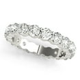 thumbnail image 1 of Jewel Gallery 1.65 Carat F-G VS1 Round Lab Grown Women's Diamond Eternity Bands in Yellow Gold Prong Setting", 1 of 3